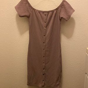 Flattering, very comfortable, Button up dress.